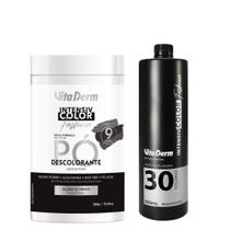 Kit Pó Descolorante 500g + Loção Reveladora 30 vol 900ml