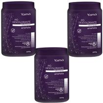 Kit Pó Descolorante Ametista Refil 300g com 3 unidades