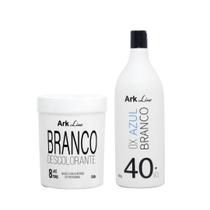 Kit Pó Descolorante Branco 500Gr E Ox 40Vol. - Ark Line