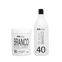 Kit Pó Descolorante Branco 500Gr E Ox 40Vol. - Ark Line