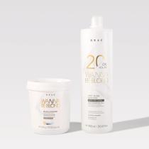 Kit pó descolorante e 20 vol ox 900ml - kit pó descolorante e 20 vol ox 900ml