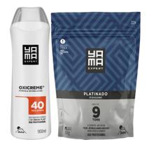 Kit Po Descolorante Platinado Yama 300g + Ox 40v 900ml - Yamá Cosméticos