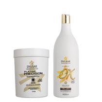 Kit Pó Descolorante Platine P. Blue + Ox 20 Volumes Dyusar Kit Pó Descolorante Platine P. Blue + Ox 20 Volumes Dyusar