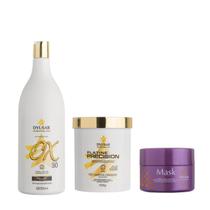 Kit Pó Descolorante Platine P. White+Ox 30 + Matizadora 300g Kit Pó Descolorante Platine P. White+Ox 30 + Matizadora 300g