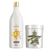 Kit Pó Descolorante Platine Precision Blue 250g e Ox 10 vol. Kit Pó Descolorante Platine Precision Blue 250g e Ox 10 vol.