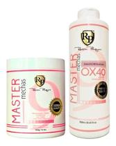 Kit Pó Descolorante RP Master Mechas + OX 40 Robson Peluquero