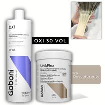 Kit Pó Descolorante Ultra-rápido Branco 400g + Oxi 30 vol. 900ml Gaboni Kit Pó Descolorante Ultra-rápido Branco 400g + Oxi 30 vol. 900ml Gaboni