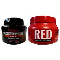 Kit Pó Descolore E Colore Vermelho E Másc Red 250G Mairibel