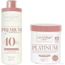 Kit Pó Platinum Blue + Ox 40 Volumes Veggue