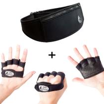 Kit Pochete e Luva treino academia bike masculina feminina