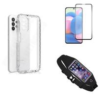 Kit Pochete Samsung Galaxy A32 4G + Capinha Anti Impacto + Película de Vidro