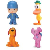 Kit Pocoyo 4 Bonecos Turma do Pocoyo Elly Pato Lolla Vinil - CARDOSOS