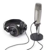 Kit Podcast Com Mic C01upro E Headphone Sr850 Prata/preto - SAMSON
