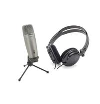 Kit Podcast Samson C01UPROPK C/ Microfone C01U Pro