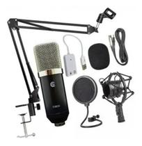 Kit Podcast Youtuber Microfone Condenser Custom Sound Csmc6k