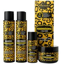 Kit Poderosíssima Rhenuks 10 Benefícios em 1- Hidratação e Brilho Nutrição