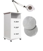 Kit Podologia Armário Com Exaustor Filtro Para Exaustor Fiscomed