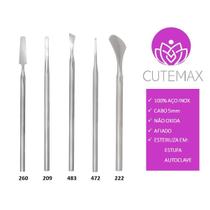 Kit Podologia Profissional 5 Instrumentos Podólogo Pedicure - Cutemax