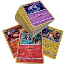 Kit Pokémon 100 Cartas + 5 Brilhantes