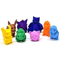 kit Pokémon decorativo. Pikachu, Squirtle, Bulbasaur, Charmander, Gengar, Evee, Jigglypuff e Snorlax kit Pokémon decorativo. Pikachu, Squirtle, Bulbasaur, Charmander, Gengar, Evee, Jigglypuff e Snorlax