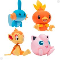 Kit Pokémon Mudkip Torchic Chimchar Jigglypuff 3426 - Mattel