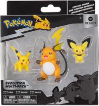 Kit Pokémon Select Evolution Multi Pack Pichu Pikachu Raichu