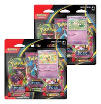 Kit Pokemon Triplo Fogo Fantasmagorico Cottonee + Whimsicott
