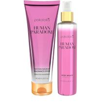 Kit Pokoloka Human Paradoxe Feminino - Body Splash 250ml + Hidratante Corporal 240ml Kit Pokoloka Human Paradoxe Feminino - Body Splash 250ml + Hidratante Corporal 240ml