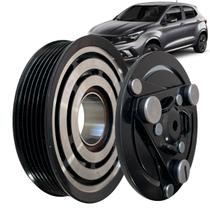 Kit Polia + Cubo Compressor Ar Cond Fiat Argo Flex Original