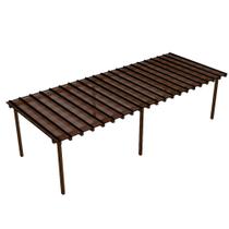 Kit Policarbonato Bronze 4mm 12,00m x 6,00m - Perfis Naturais Kit Policarbonato Bronze 4mm 12,00m x 6,00m - Perfis Naturais