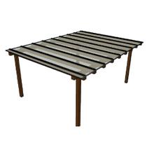 kit Policarbonato Cristal 4mm 4,00m x 3,00m - Perfis Naturais kit Policarbonato Cristal 4mm 4,00m x 3,00m - Perfis Naturais