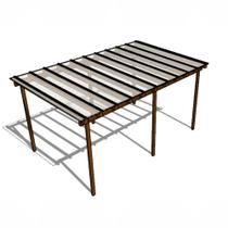 kit Policarbonato Cristal 4mm 5,00m x 2,00m - Perfis Naturais kit Policarbonato Cristal 4mm 5,00m x 2,00m - Perfis Naturais