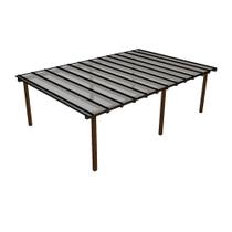 Kit Policarbonato Cristal 6mm 8,00m x 2,00m - Perfis Naturais Kit Policarbonato Cristal 6mm 8,00m x 2,00m - Perfis Naturais