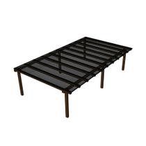 Kit Policarbonato Fume 6mm 7,00m X 6,00m - Perfis Naturais