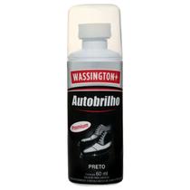 Kit Polidor de Sapato Líquido Preto Wassington 60ml 12un