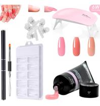 Kit Poligel Polygel Unhas Presilhas Acrilico Cabine Molde F1