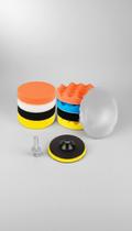 Kit Polimento 3" 11 Peças Para Furadeira Kit Polimento 3" 11 Peças Para Furadeira
