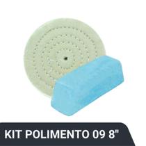 Kit Polimento Alto Brilho Algodão 8" - KITPGAB