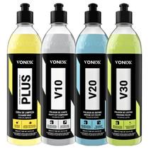 Kit Polimento Automotivo Carnauba Vonixx