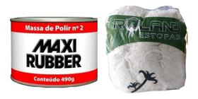 Kit Polimento Automotivo Massa Polir N2 E Estopa 150g Oferta - Maxi Rubber