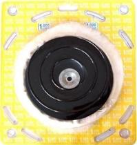 Kit Polimento Boina Lã + Disco + Boina 5 Polegadas