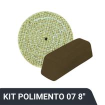 Kit Polimento Desbaste Sisal 8" - KITPGMS