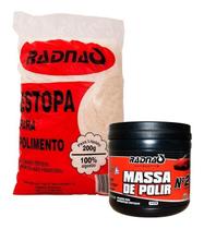 Kit Polimento Massa Fina Estopa Para Aplicacao