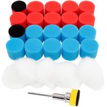 Kit Polimento Micro Retífica 26 Pçs Espuma Boina 25Mm Dremax