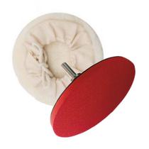 Kit Polimento MTX P/ Furadeira Com Base 125mm + Boina Lã 5"