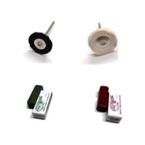 Kit Polimento Para Prata e Ouro Usar na Micro Retifica Massas Faça Voce mesmo sua joias brilhar