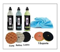 Kit Polimento Vonixx V10 Corte + V20 Refino + V30 Lustro