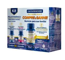 Kit Polivitamínico 90 Cápsulas- Catarinense