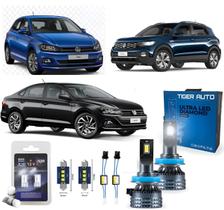 Kit polo virtus tcross farol baixo milha lanterna placa teto Kit polo virtus tcross farol baixo milha lanterna placa teto