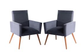 Kit poltrona nina cinza Kit poltrona nina cinza